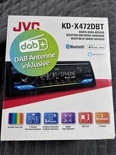 JVC KD-X472DBT Media Car Stereo Bluetooth DAB+ Alexa for Ford Fiesta V 2001-2005