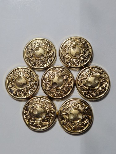 Lot boutons dorés mm - lot,