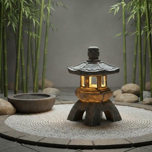 Lanterne pagode solaire - lanterne,