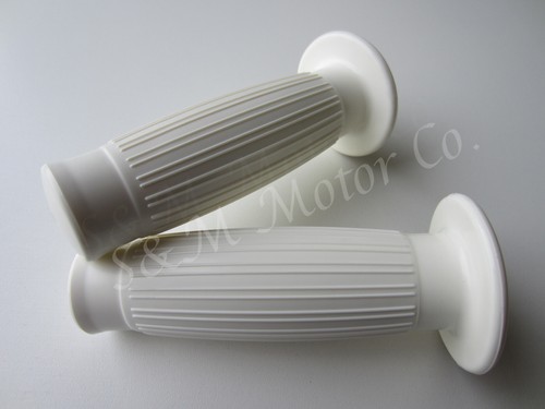 Handlebar grips white bmw - grips,