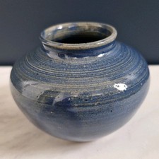 Petit Vase Boule En Grès