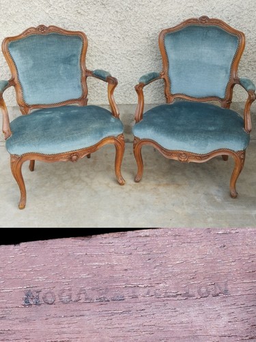 Fauteuils estampillé - 2,