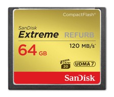 SanDisk CF Extreme 64GB 120MB/s CompactFlash Memory Card SDCFXS-64G 64 GB
