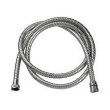 Accessoire sanitaire flexible de douche en inox double agrafage