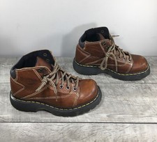 Dr. Docs Martens Doc 8A07 Lace Up Air Wair Punk Grunge Mens Boots Size UK 4 US 5