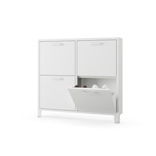 Armoire à chaussures benne à chaussures 4 compartiments commode à chaussures ...