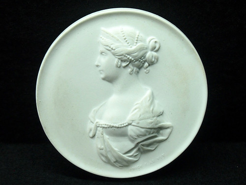Medaillon 101mm profil - , dame