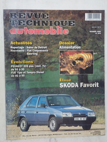 Revue technique skoda - revue, favorit