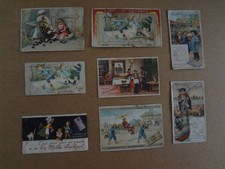 8 chromos Chocolat SUCHARD -