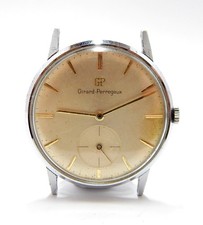 Watch GIRARD PERREGAUX Hand Winding 17 Jewels 1950c Men Not Working Needs Review