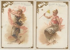 2 GRANDES CHROMOS  CHOCOLAT DU