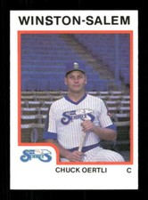 1987 ProCards Winston-Salem Spirits 1229 Chuck Oertli BXCP30