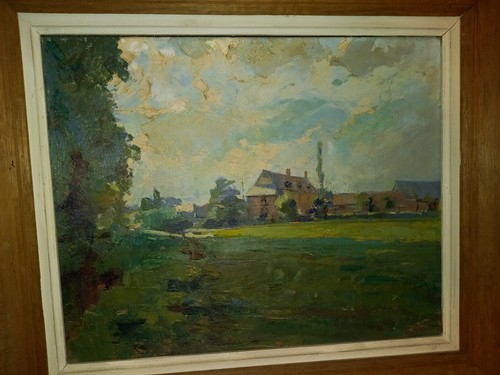 Paysage post impressionniste - paysage, post-impressionniste