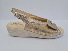 CliaWalk Sandales Femmes Compensées,Fermeture Scratch Et Boucle,Confort - Pla (