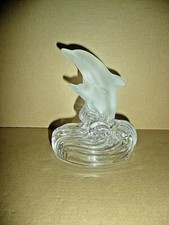 Royal Crystal Rock RCR DOLPHIN Decoration Crystal Paper Press Frozen / Polished