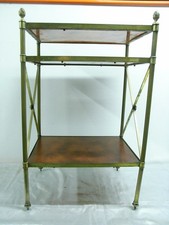 🇫🇷 MAISON BAGUÉS TABLE GUÉRIDON BRONZE 3 NIVEAUX BAKÉLITE AMBRE MEUBLE DESIGN