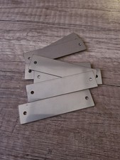 Plaques inox (Lot de 25