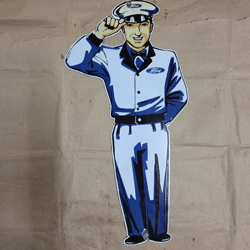 Ford garage man porcelaine - garage,