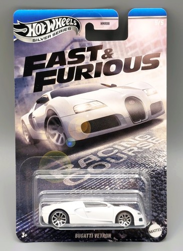Mattel hot wheels silver - 1:64,