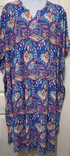 Cutest Caftan Dress One Size OSFM Kaftan Comfy Notched V-neck One Size