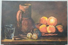 Tableau Peinture Originale Sur Toile Nature Morte Signée