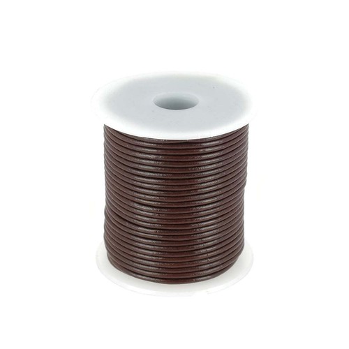 Lacet cuir rond - lacet,
