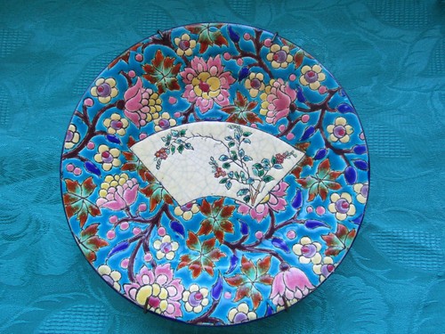 Ancienne assiette émaux - assiette,