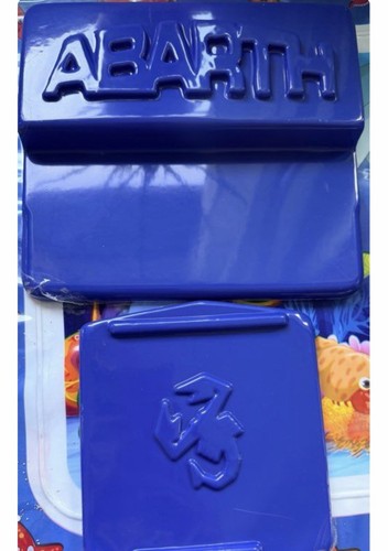 Caches plastique bleu - bleu, pour