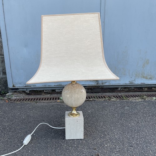 Lampe travertin par - lampe,