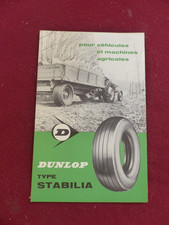 leaflet: DUNLOP Stabilia Tyres for Agricultural Vehicles and Machinery
