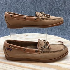 Sebago Shoes Womens 10.5 N Docksides Casual Slip On Boat Flats Brown Leather
