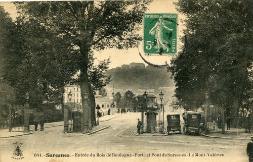 Suresnes entrée bois de - bois,