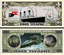 TITANIC BILLET MILLION de DOLLAR ! Collection Film Photo Paquebot Naufrage Epave