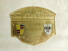 Auto plate ADAC plate Württemberg-Hohenzollern! 1927 Evaluation Course!