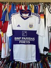 ANDERLECHT 2011 2012 HOME SHIRT JERSEY ADIDAS PLAYER ISSUE sz M MEN WHITE #2