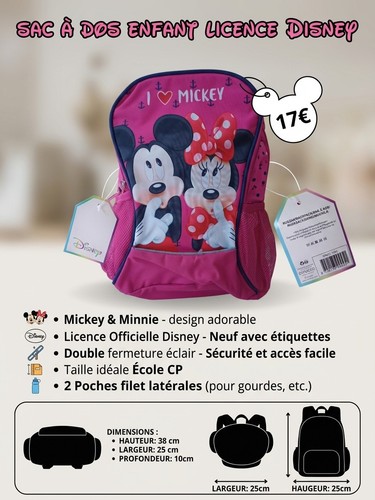 Sac dos mickey - à,