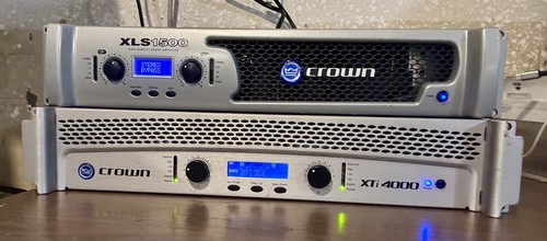 Crown xls1500 channel power - crown,