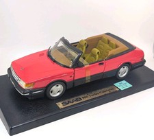 Anson 1:18 Saab 900 Turbo Cabriolet In Red No. 30307-W - BOXED