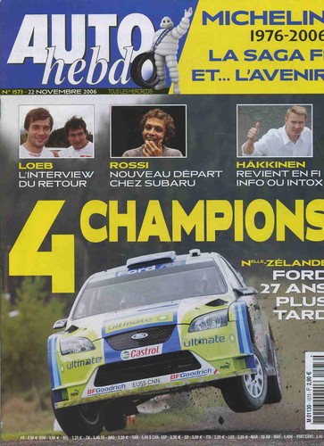 Auto hebdo 1573 11 2006 - n°1573, 22/11/2006