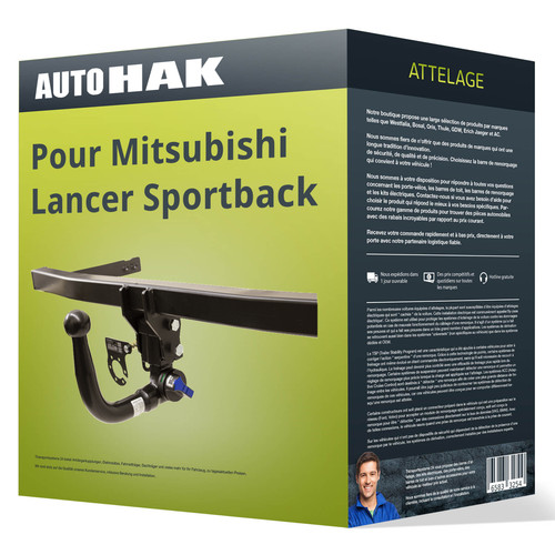 Attelage pour mitsubishi - pour,