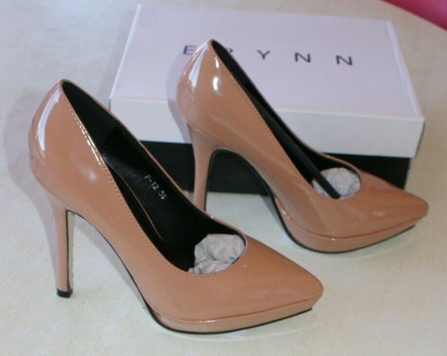Chaussures escarpins marron