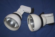 APPLIQUE LITA  paire spot blanc fonte d'alu moulé métal année 80