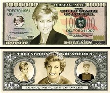 LADY DIANA - BILLET MILLION