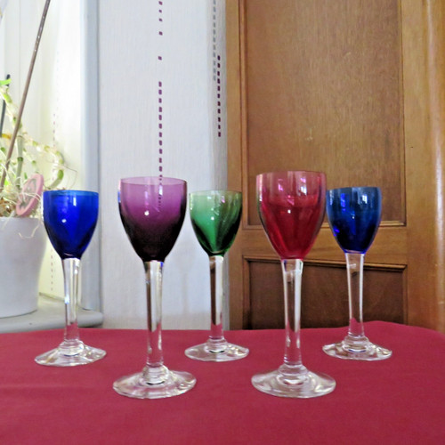 Verres liqueur en cristal - à,