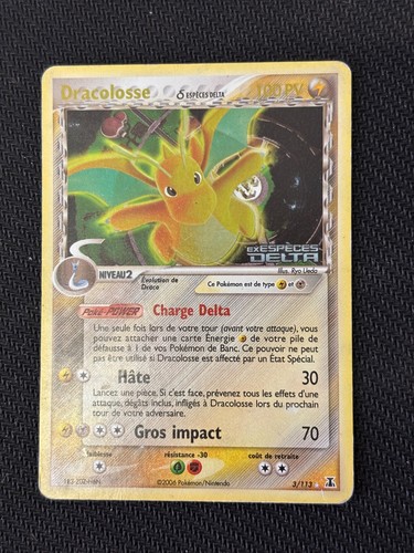 Carte pokémon dracolosse - carte,