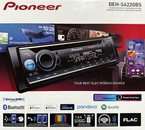 New pioneer deh s6220bs - deh-s6220bs, 1-din