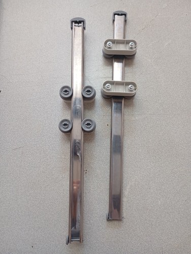 Paire glissière rail - rail, panier