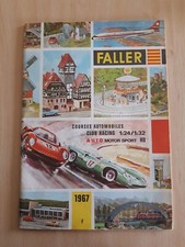 1967 FALLER CATALOG IN FRENCH (56 color pages) HO MODELS, 1/24, 1/32...