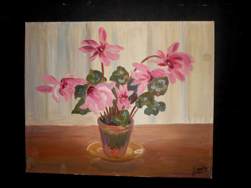 Tableau nature morte bouquet - ,