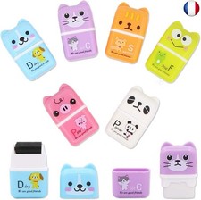 6 Pcs Mignon Crayon Gomme